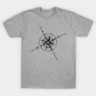 Compass Rose Travel to the End of the Earth T-Shirt